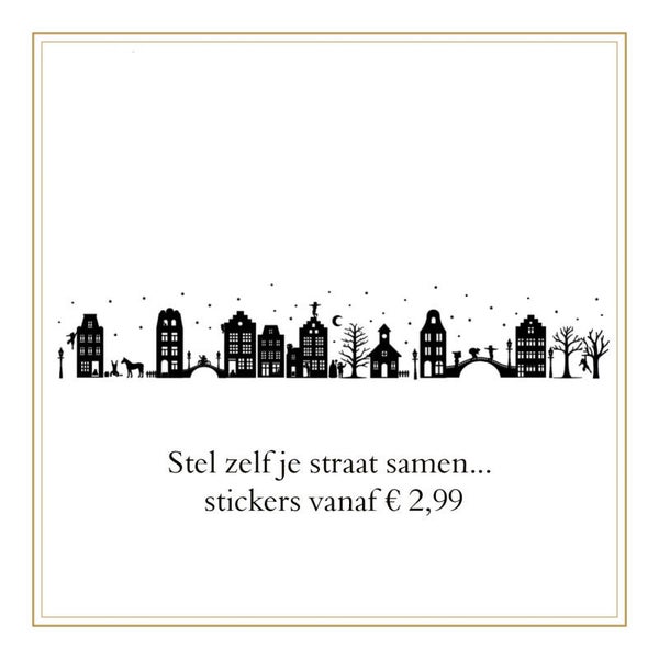 Herbruikbare sinterklaas raamstickers