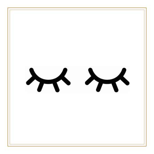 Traktatie stickers sleepy eyes