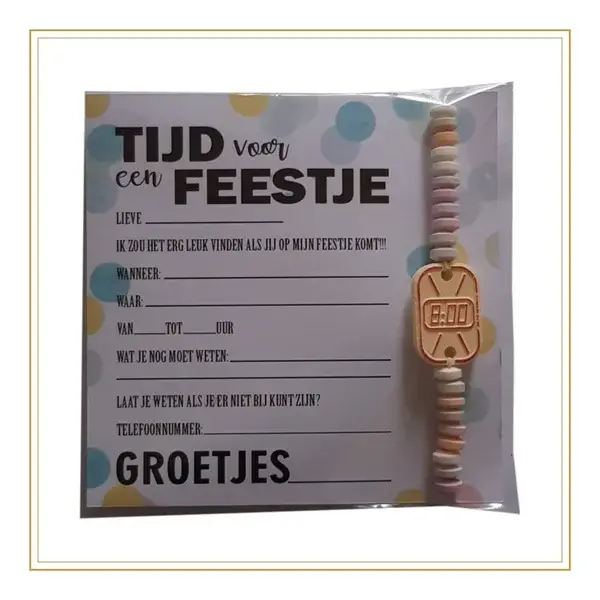 uitnodiging kinderfeestje
