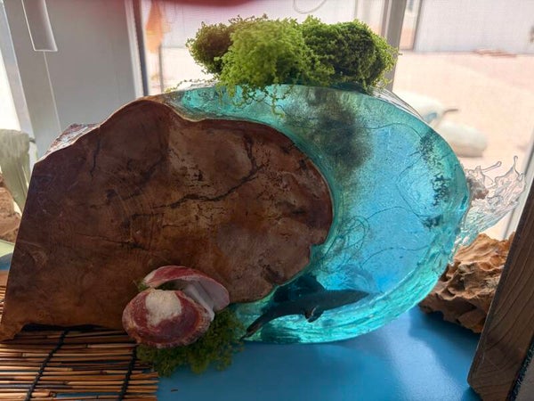 Shark wood resin