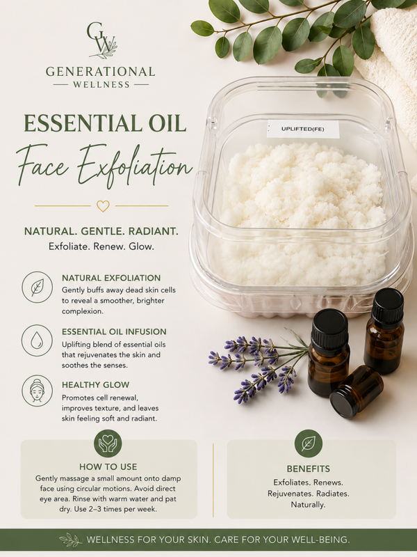 ✨🌿 Essential Oil Face Exfoliation
