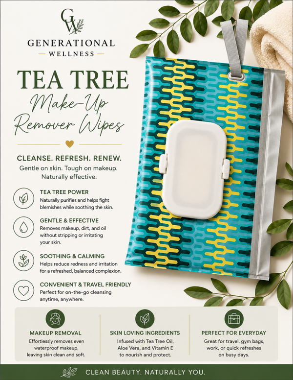 🌿 Tea Tree Make-Up Remover Wipes