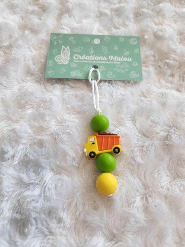 attache zipette/ porte clé camion benne