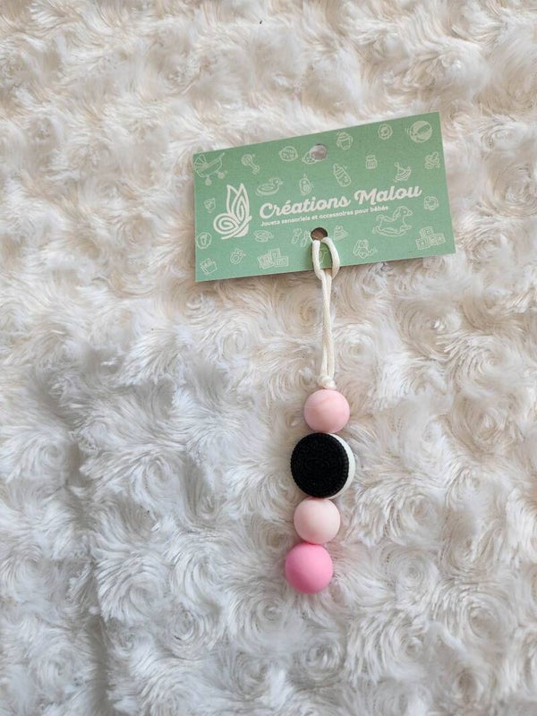 attache zipette/ porte clé oréo