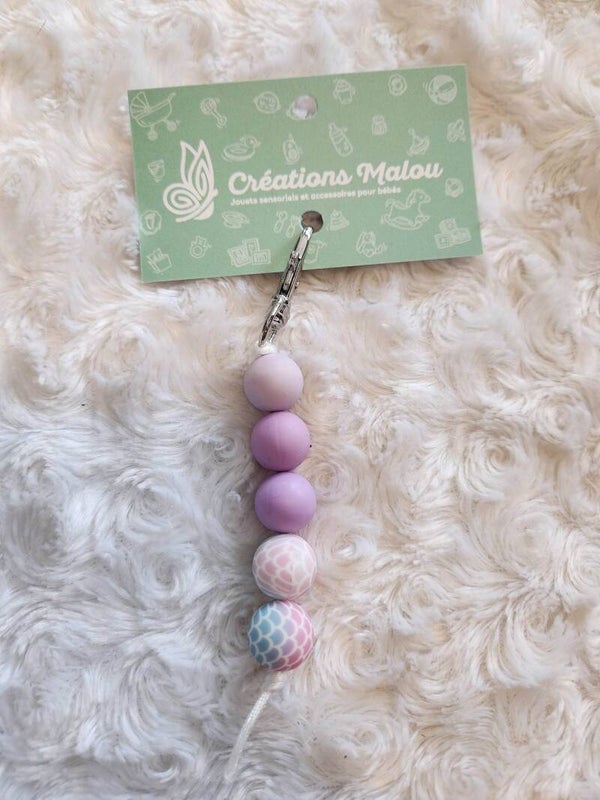 attache zipette/porte clé sirene