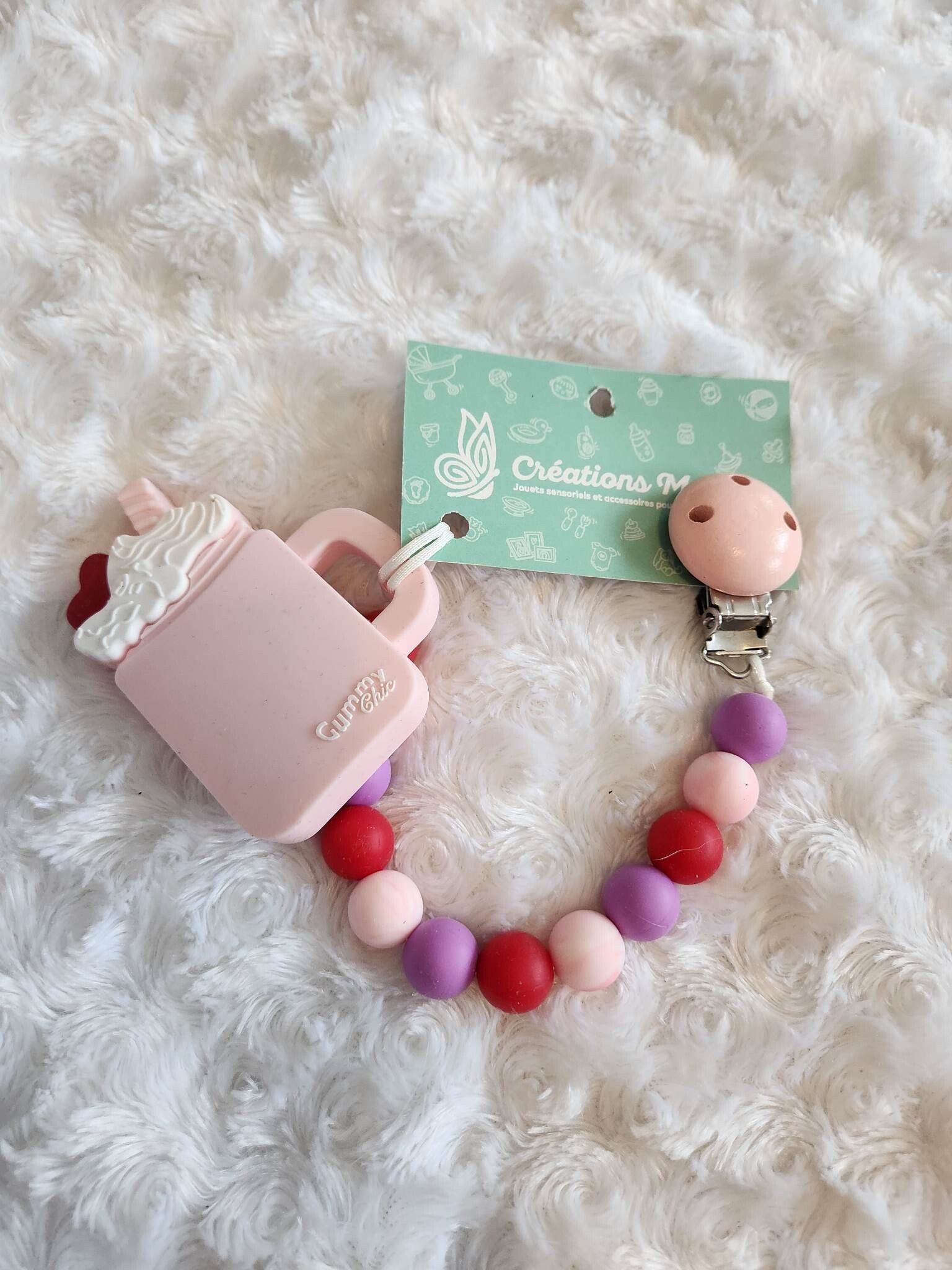 attache pendentif lait frapee