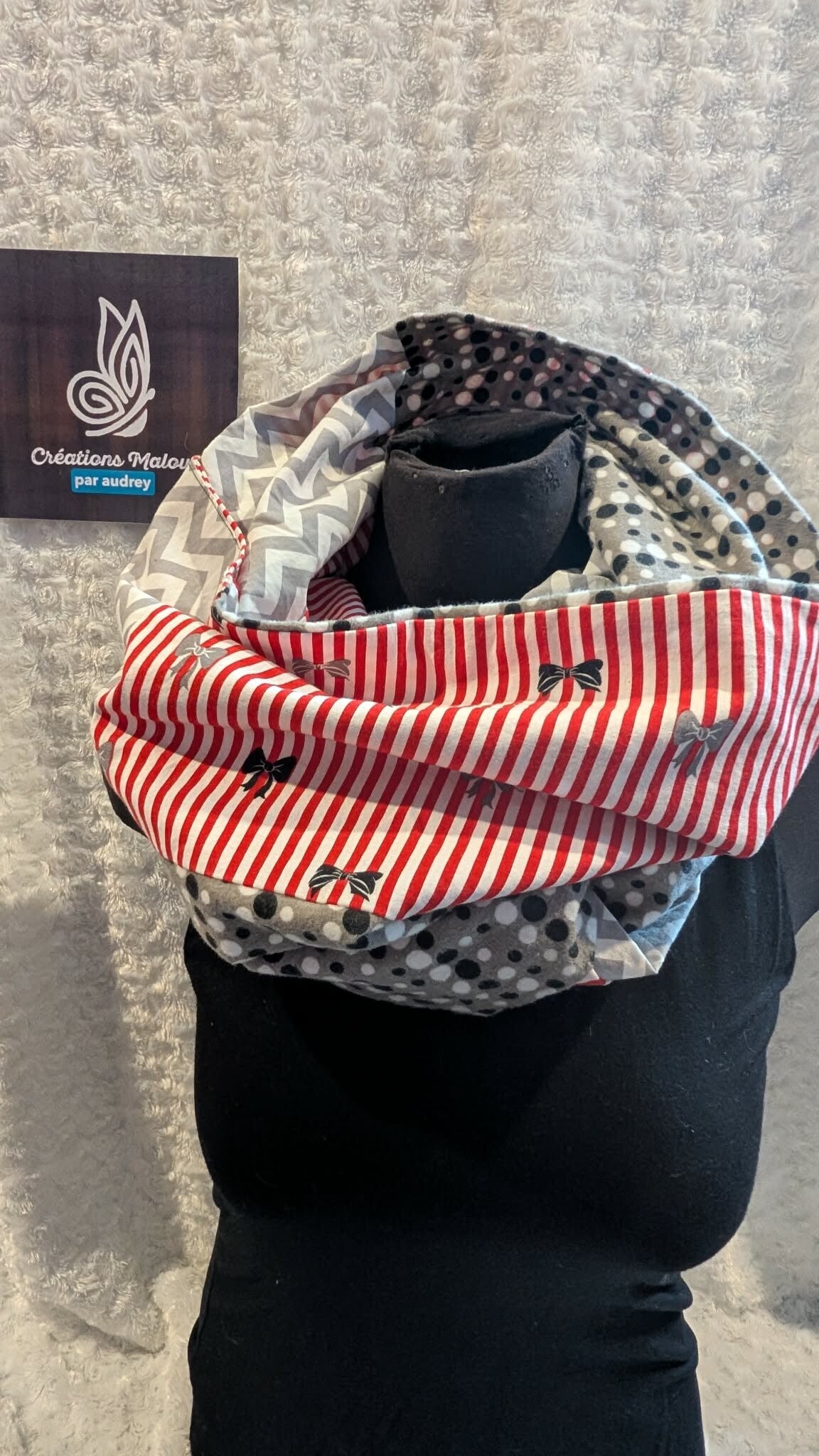 foulard femme infini
