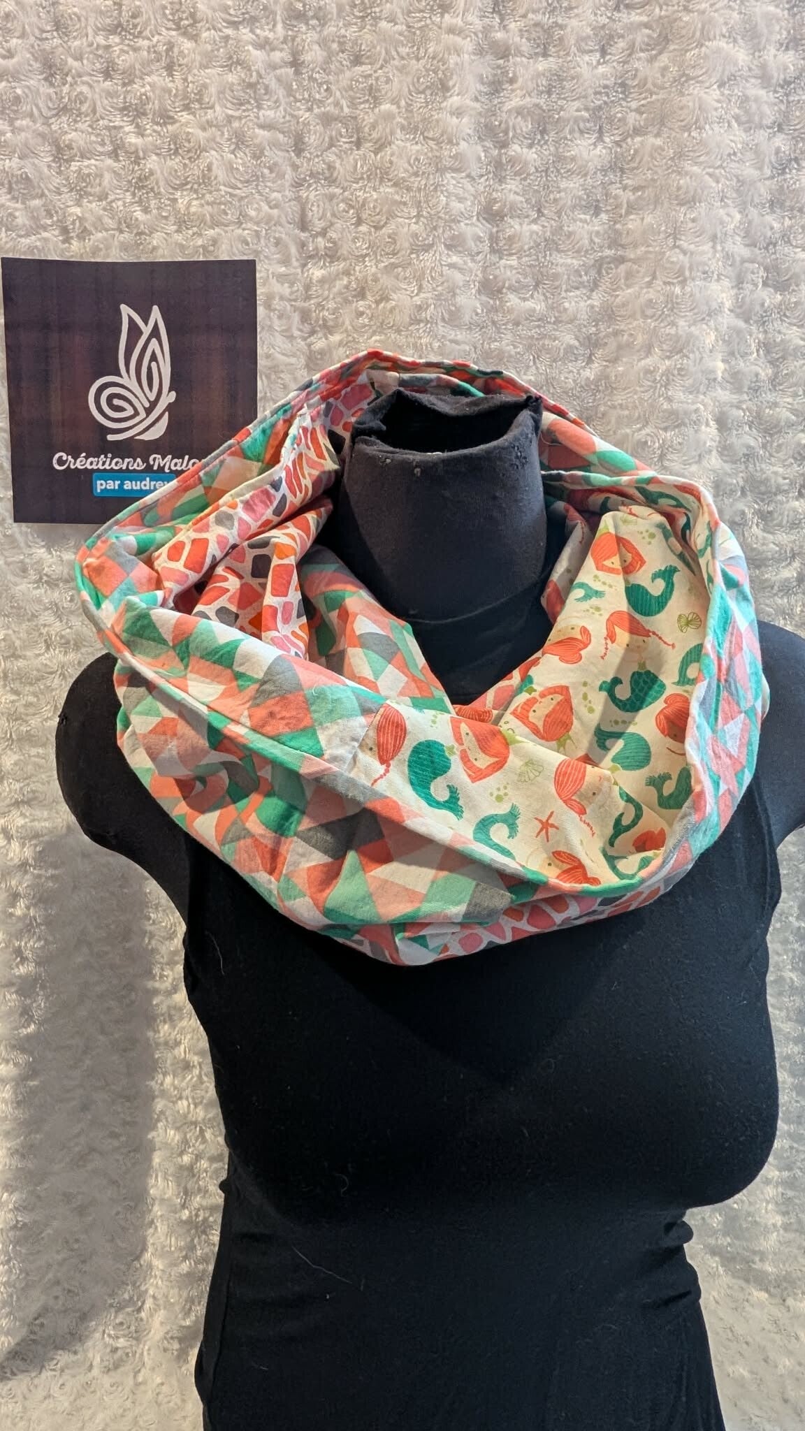 foulard femme infini