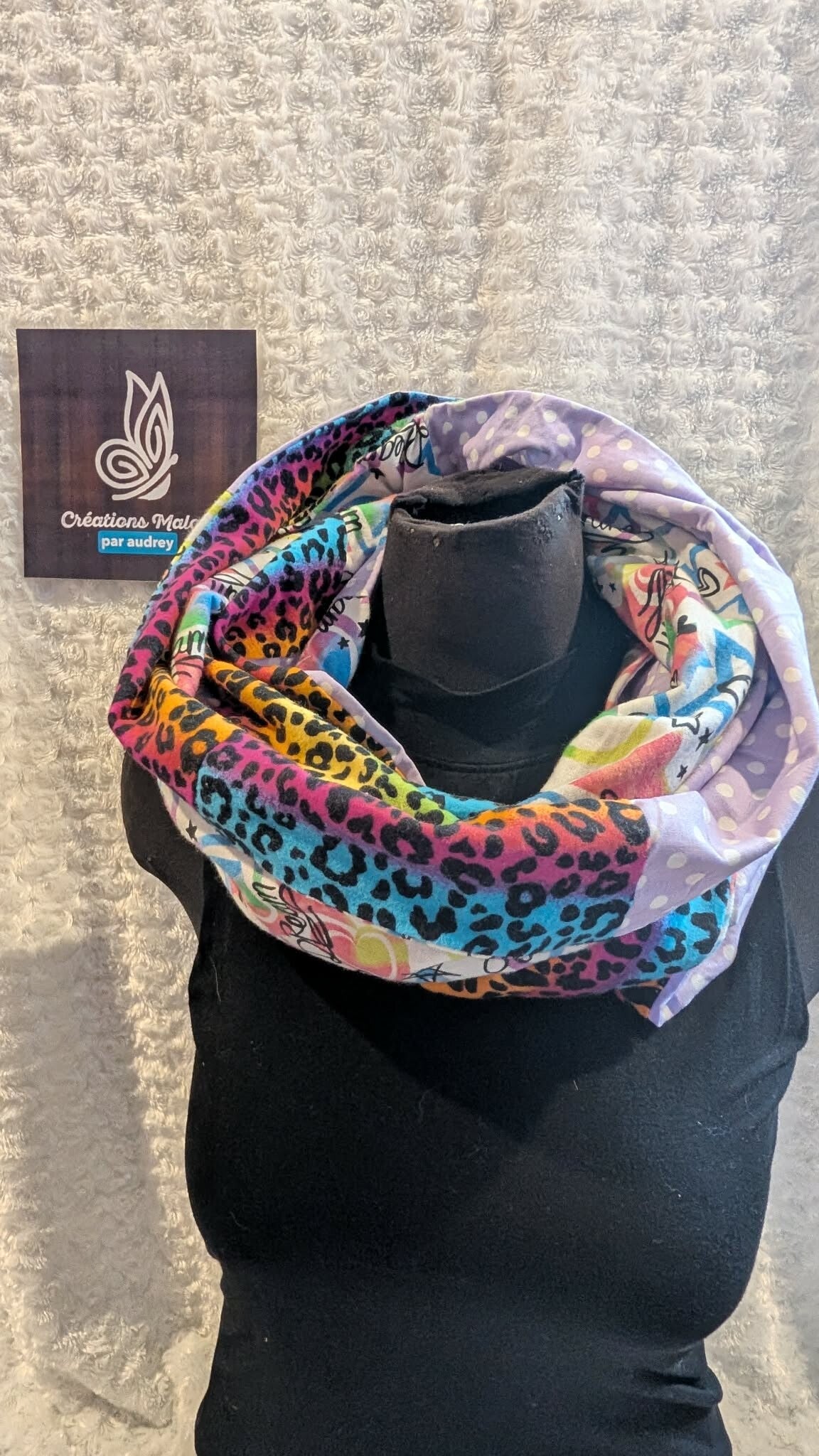 foulard femme infini
