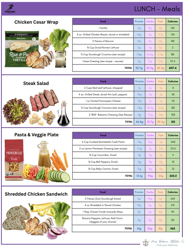 MEMBER Lunch Meals - 1