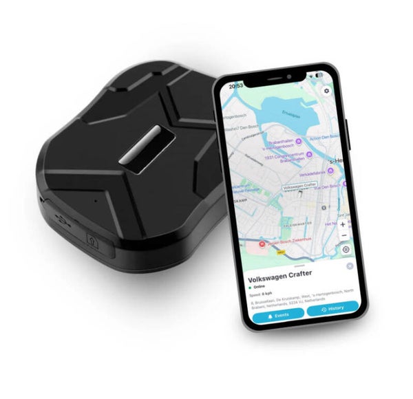 Traceur GPS avec aimant - Étanche - Batterie 90 jours - Données gratuites de carte SIM