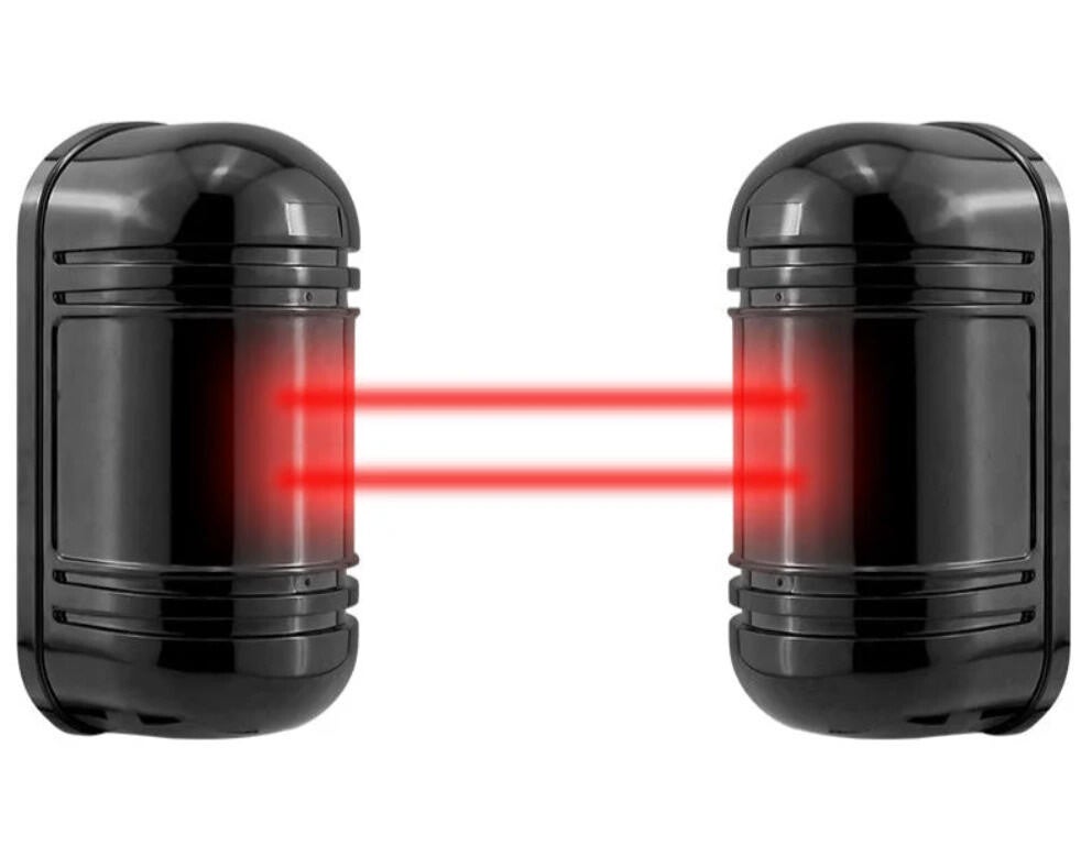 Capteur laser infrarouge – Sécurité extérieure fiable avec détection à double faisceau