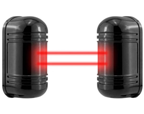 Capteur laser infrarouge – Sécurité extérieure fiable avec détection à double faisceau