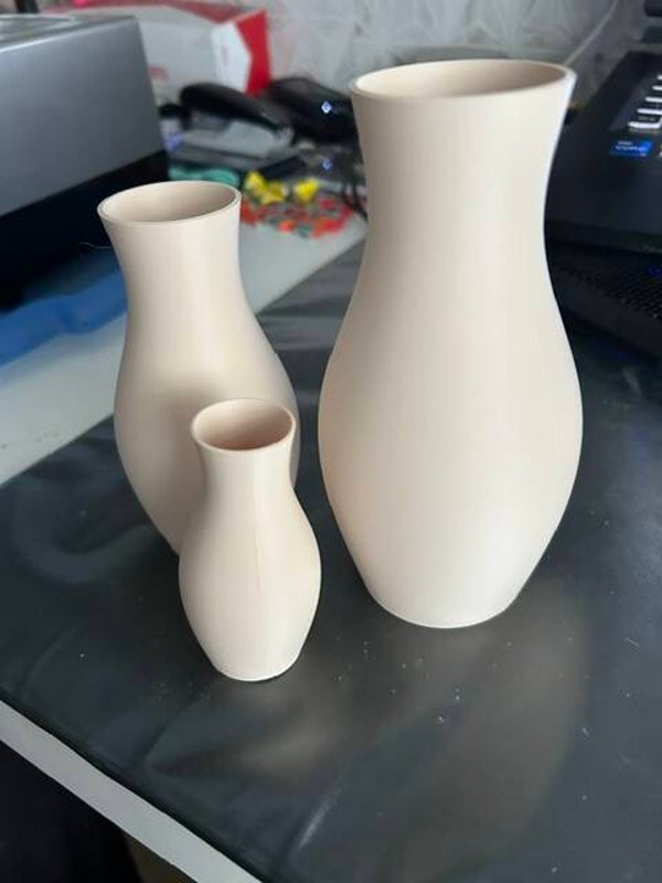 Skandinavische Design-Vase "Natur"-Serie – Minimalistische Wohndeko im Porzellan-Look