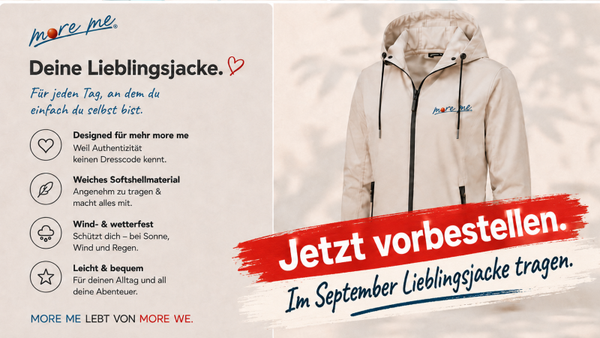 "more me" Lieblingsjacke - Softshell - unisex