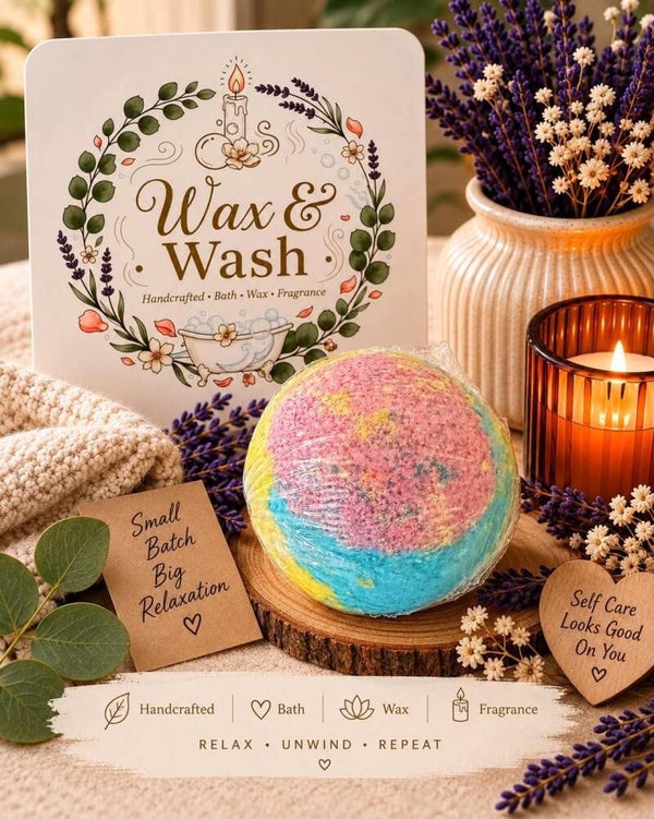Half a sphere bath bomb
