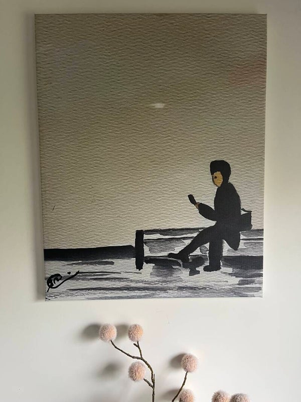 print on canvas. On the phone.