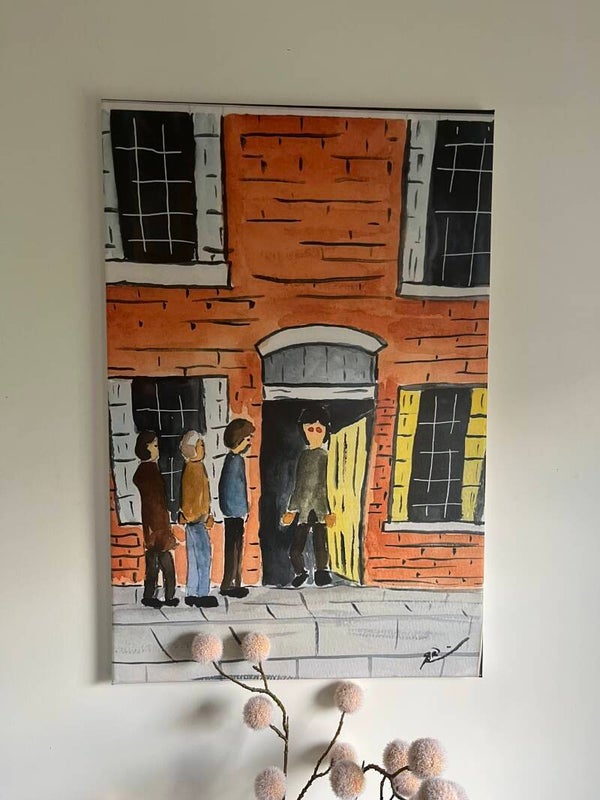 Print on Canvas. Oasis masterplan .