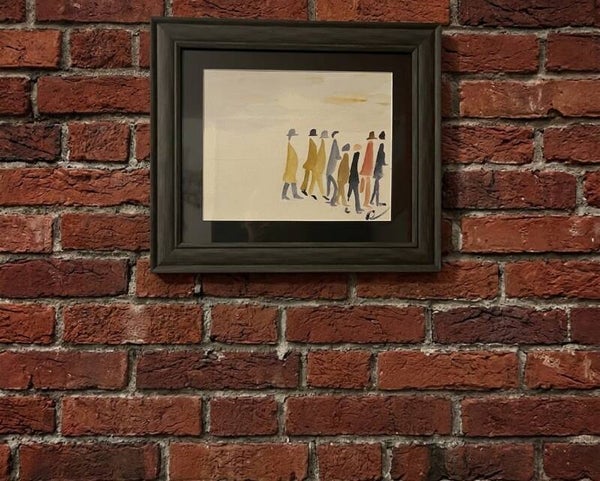 Original watercolour. Procession in South Wales.