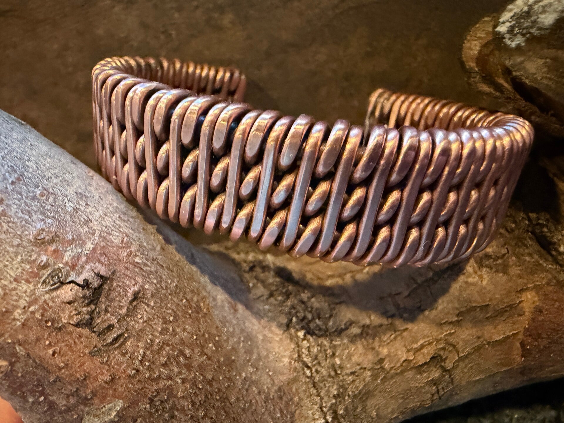 Handgefertigtes Kupferarmband ( massiv)