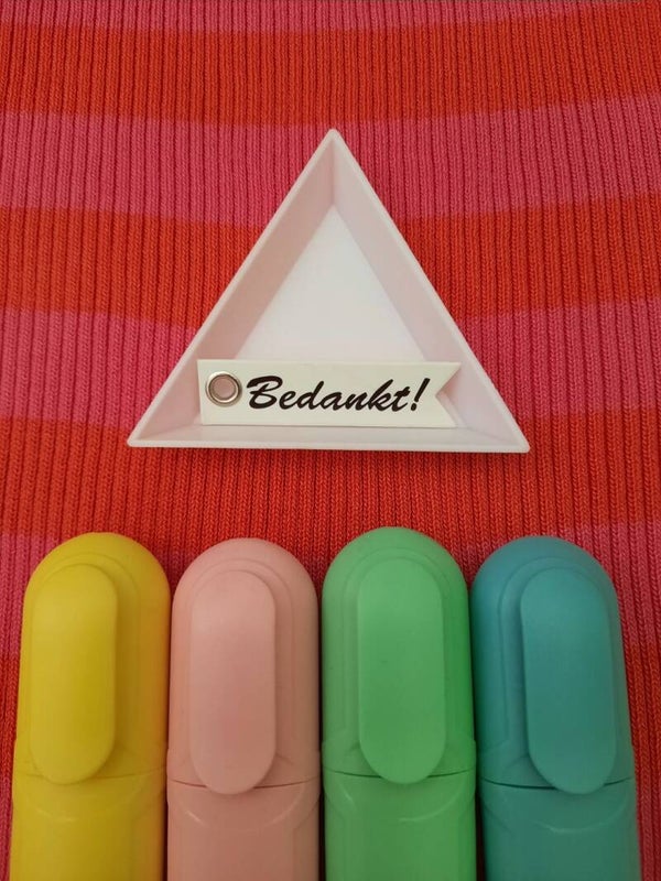 Kleine bedank kaartjes