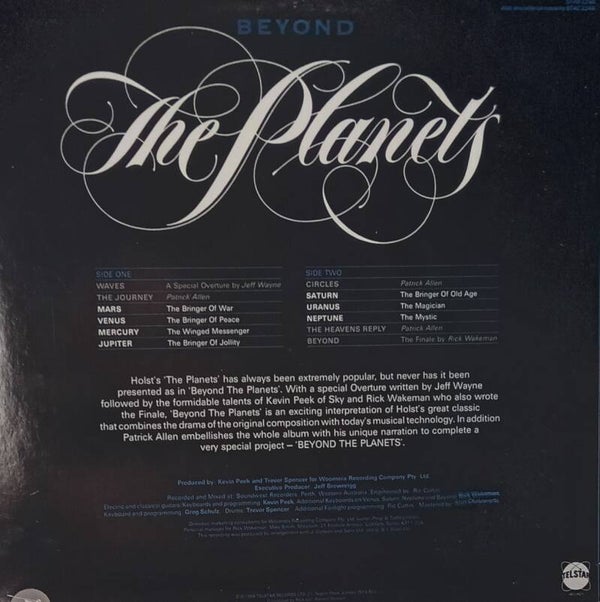 The Planets Jeff Wayne, Rick Wakeman, Kevin Peek