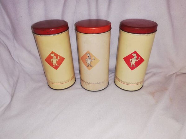 Vinetage 3 Bolletje Blikken 