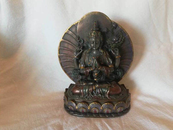 Avalokitesvama beeldje brons