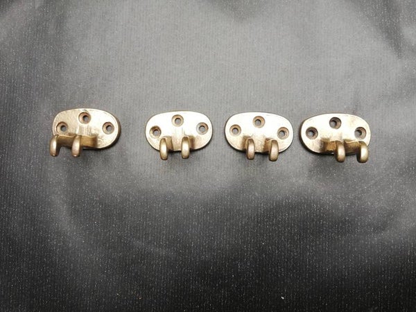Vintage Messing Kapstokhaken