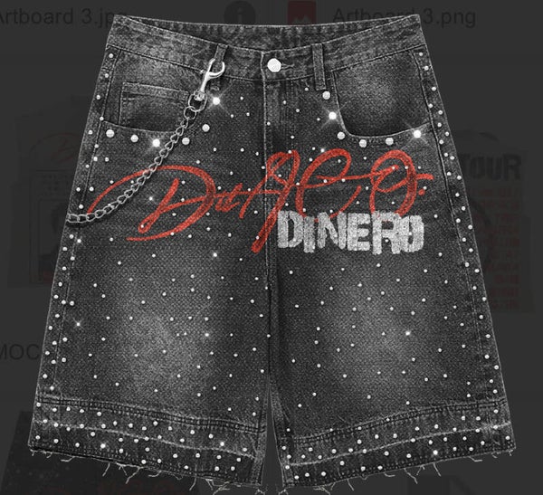 DILACO DINERO WORLD TOUR JEAN SPARK SHORTS