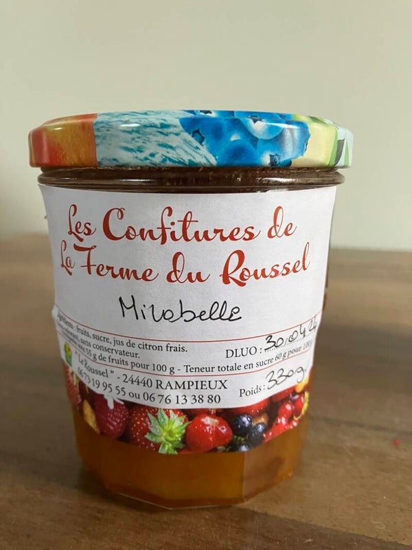 Confiture différentes variétés 330 grammes