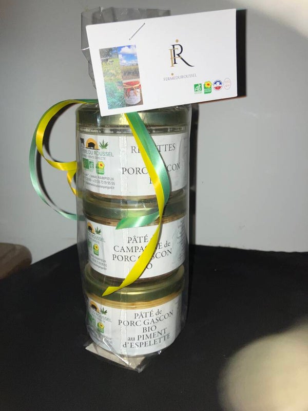 Coffret découverte 3 verrines 190 grammes