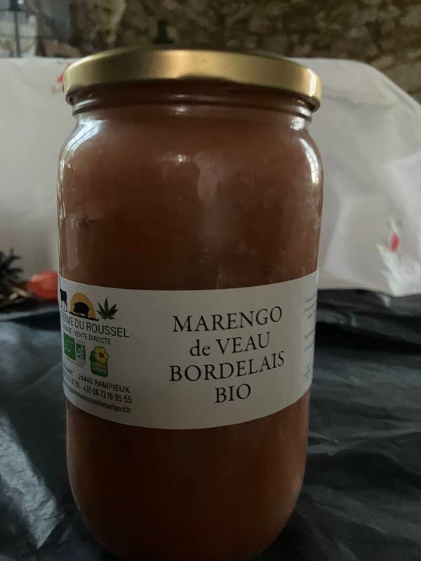 Marengo de veau bordelais bio 800 grammes