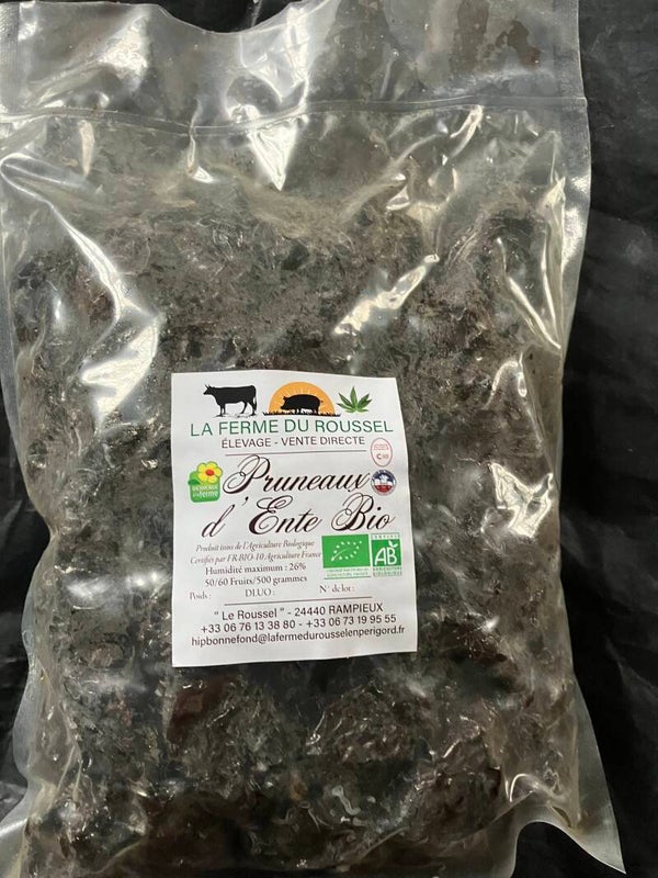 Pruneaux d’Ente bio sous vide 500 grammes