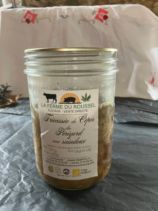 Fricassée de cèpes du Périgord 750 grammes