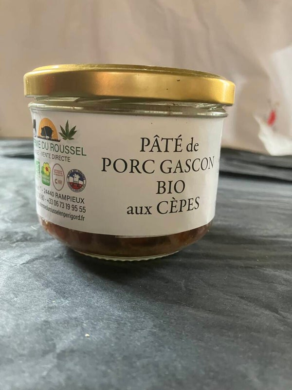 Pâté de porc gascon bio aux cèpes