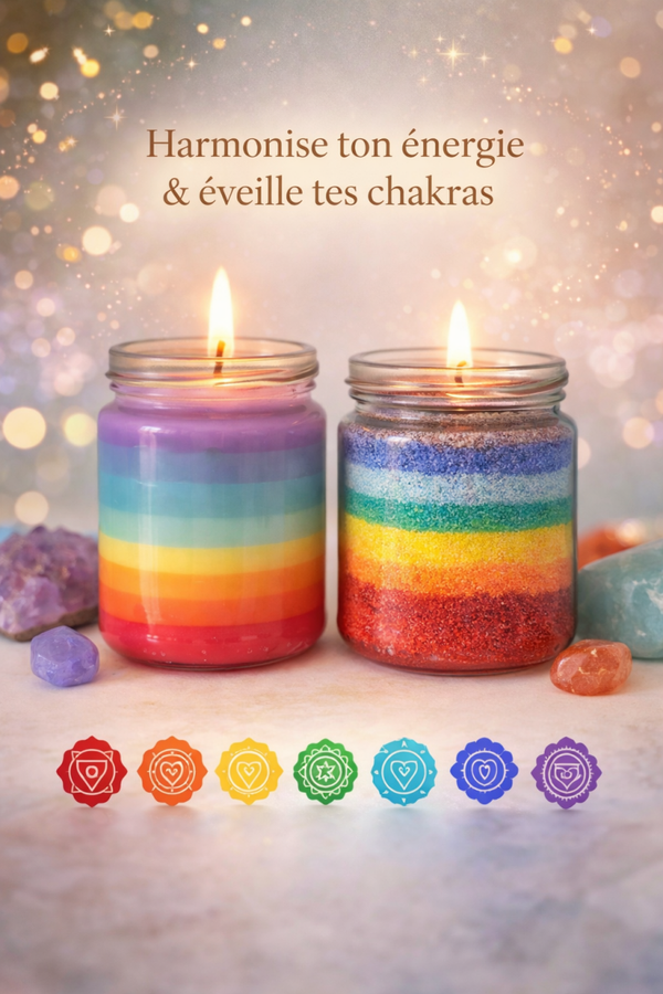 Bougie 7 chakras