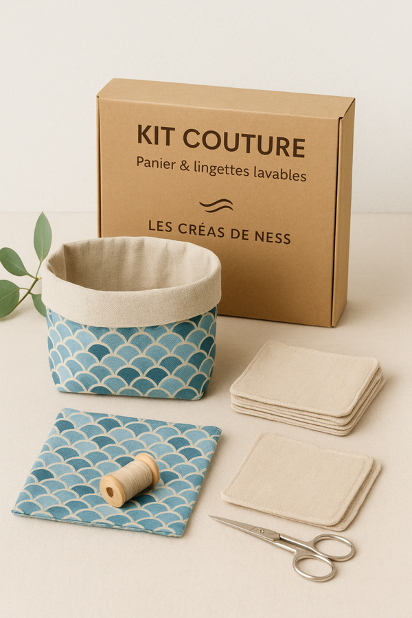 Mon kit "PANIER ET LES LINGETTES LAVABLES"