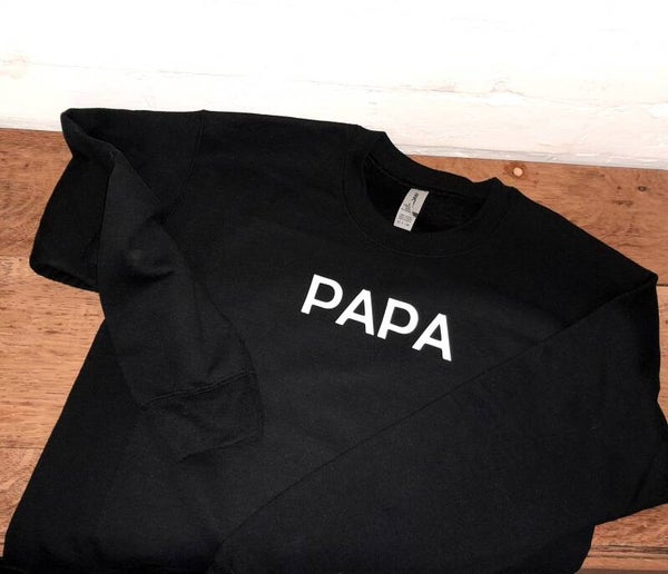 Trui zwart papa