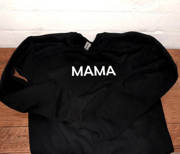 Trui zwart mama