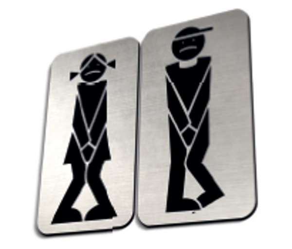 Panneaux toilettes