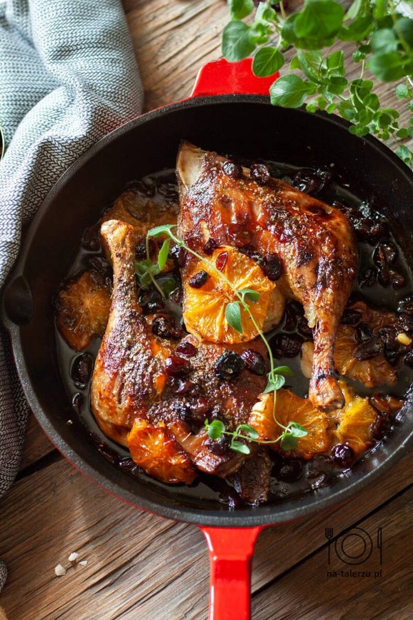 Noga z kaczki faszerowana