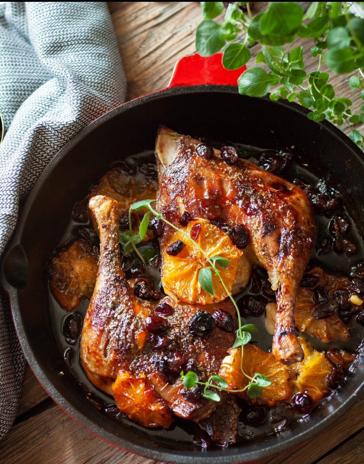 Noga z kaczki faszerowana