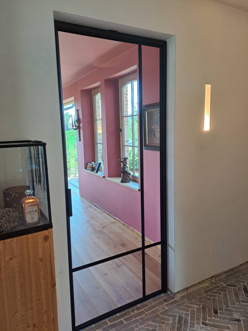 smeedijzeren deur in knokke