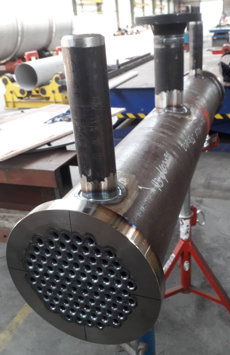 lassen tube warmtewisselaar in Brugge Weldings in 