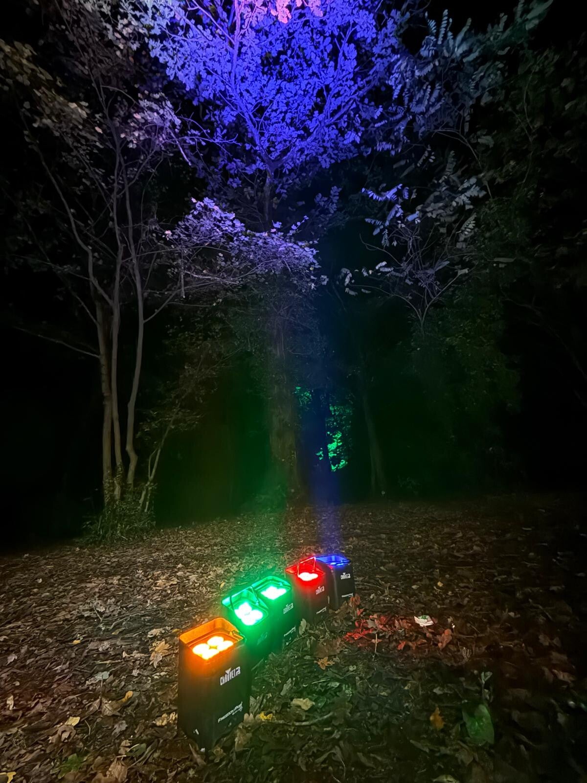 Projecteur sur batterie