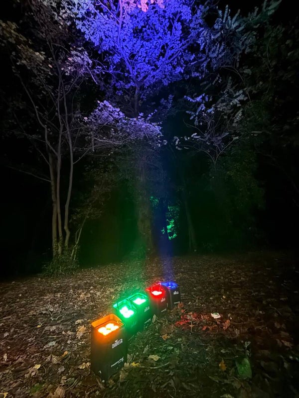 Projecteur sur batterie
