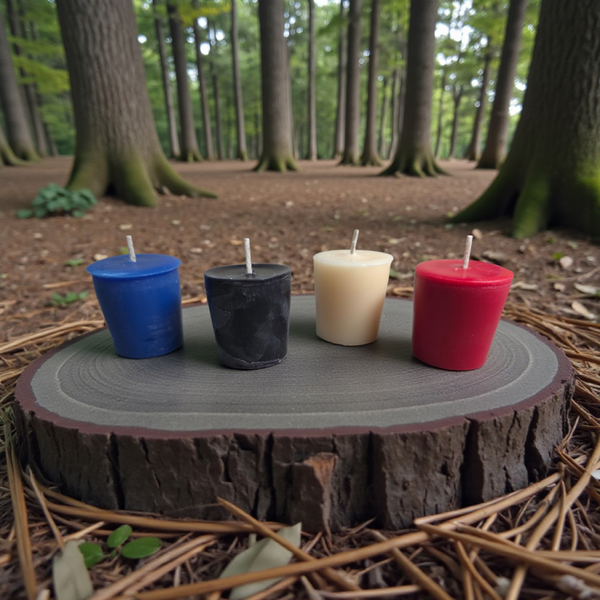 Witchy Wicks Unscented Votive Candles – Clean‑Burning Ritual & Décor Candles