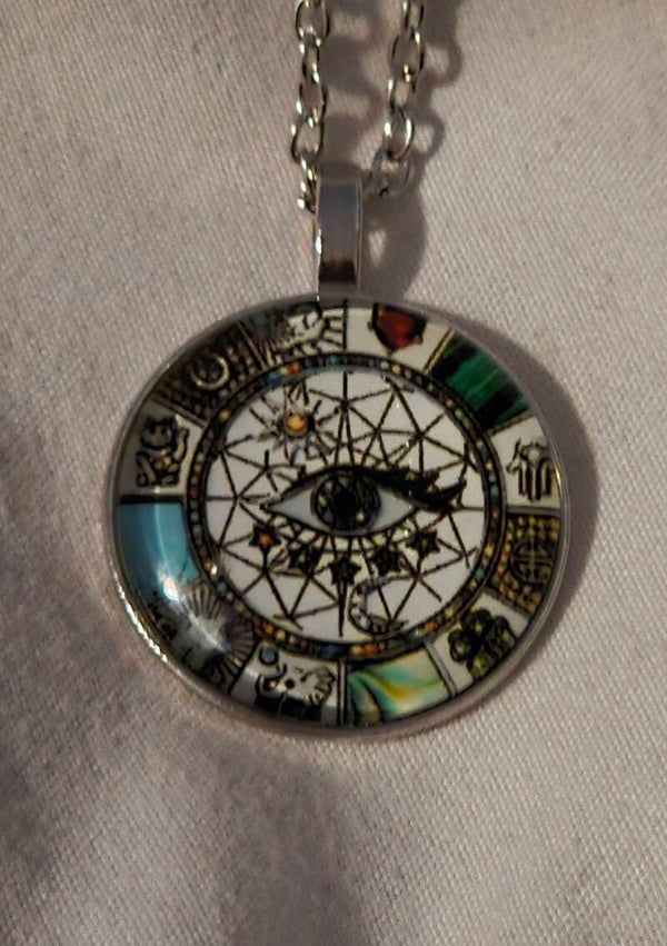 Green Eye Necklace