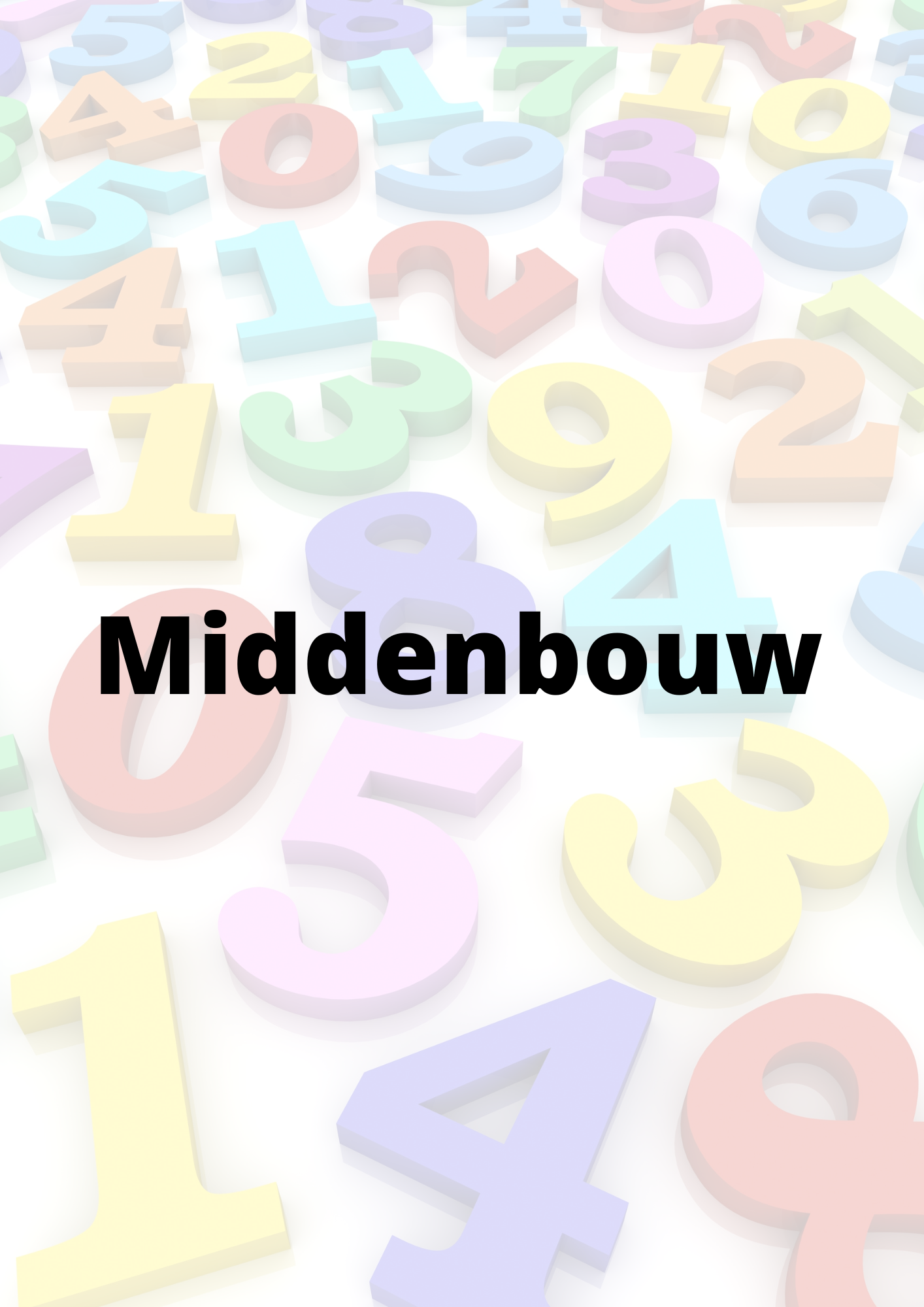 Middenbouw sommen werkboek
